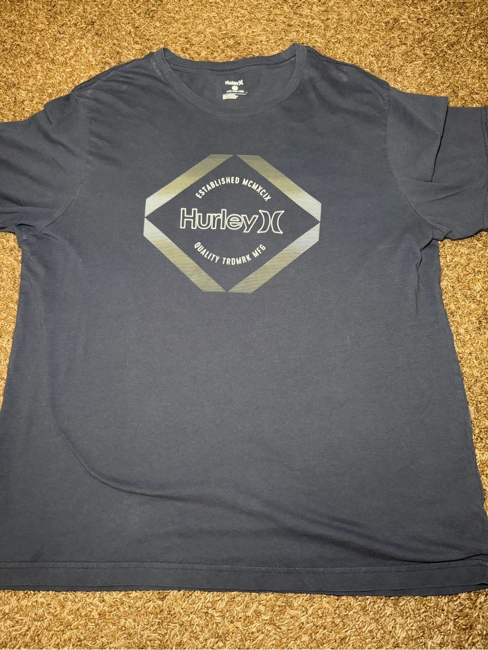 Hurley Men's Navy Logo T-Shirt size XL